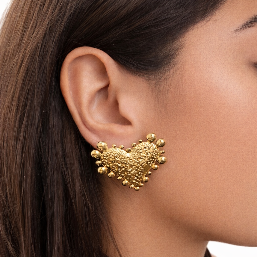 Aretes Corazón Vintage
