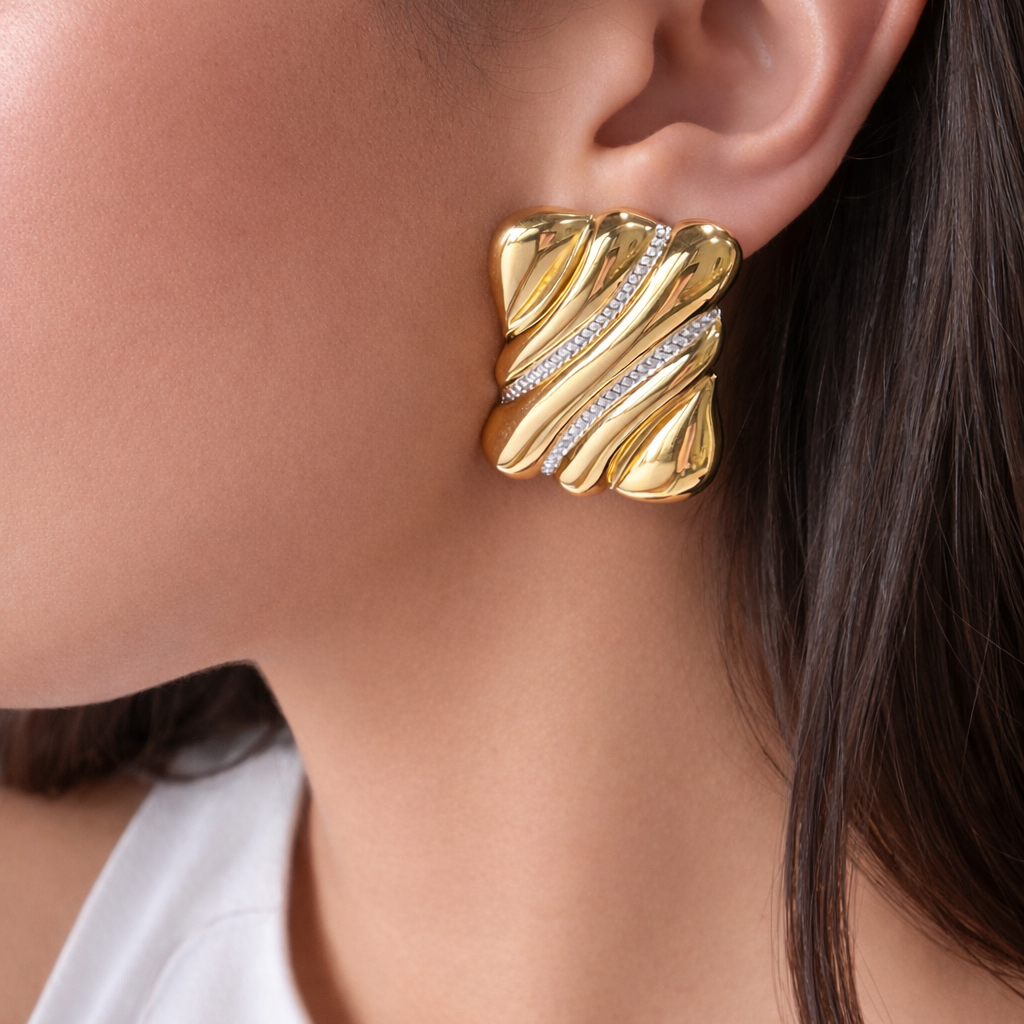 Aretes rectangular bicolor