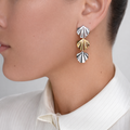 Aretes abanico