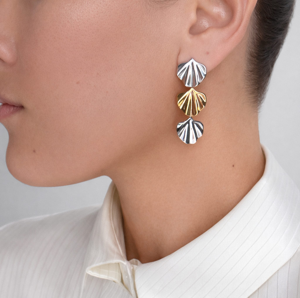 Aretes abanico