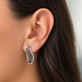 Aretes platino