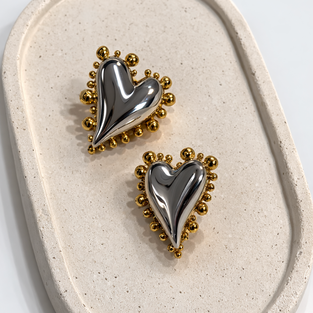 Aretes Corazón Vintage