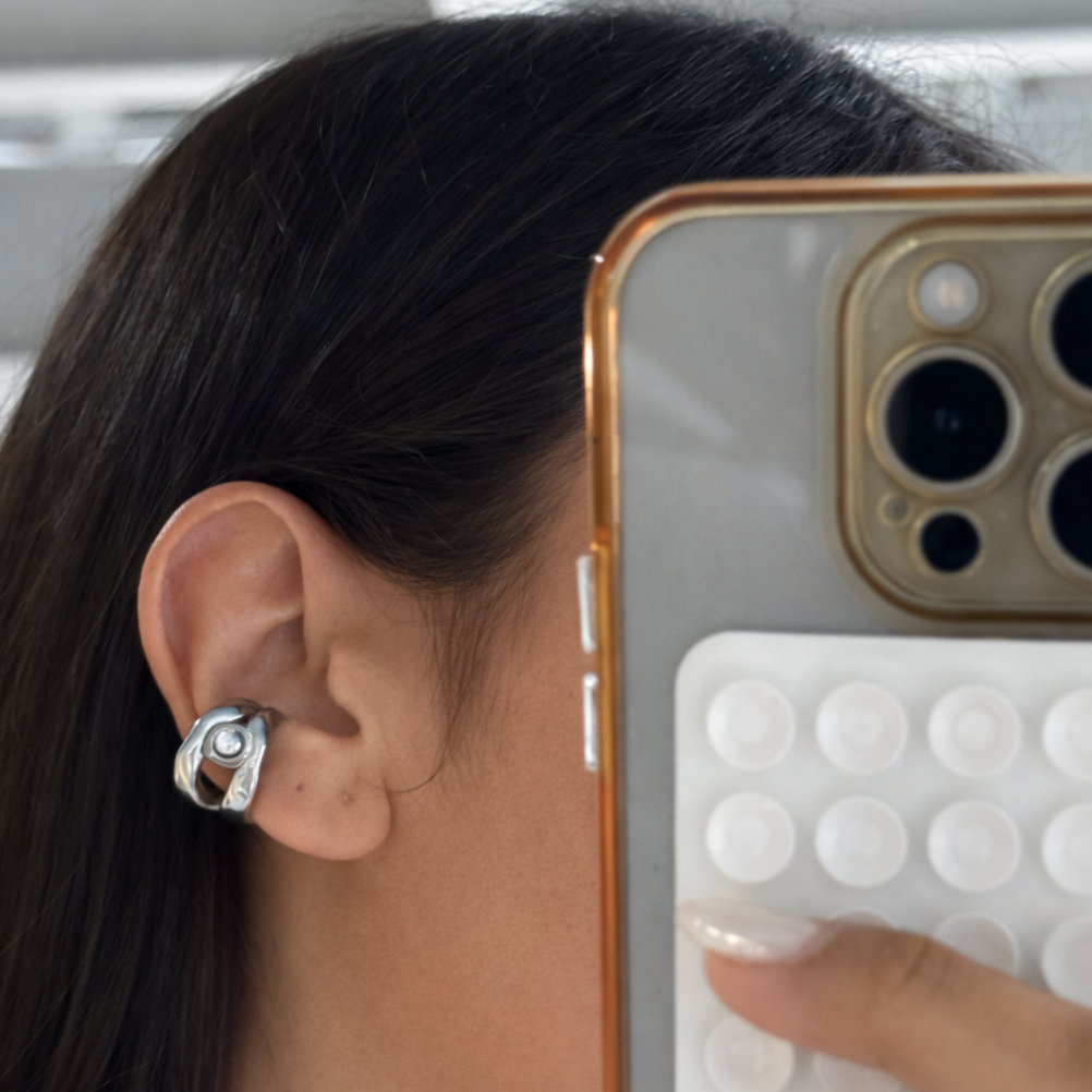 Ear Cuff silver luna
