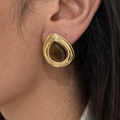 Aretes gota ámbar