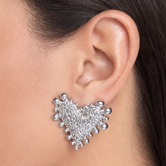 Aretes Corazón Vintage