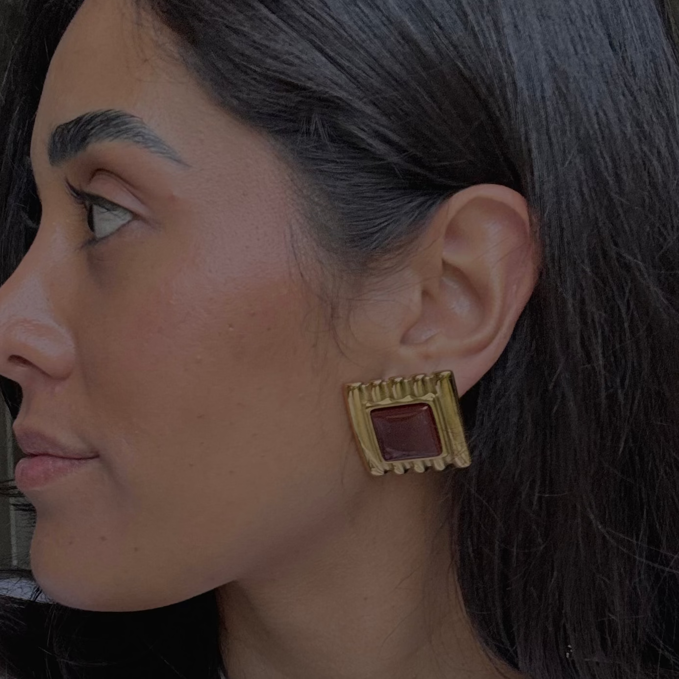 Aretes caramel